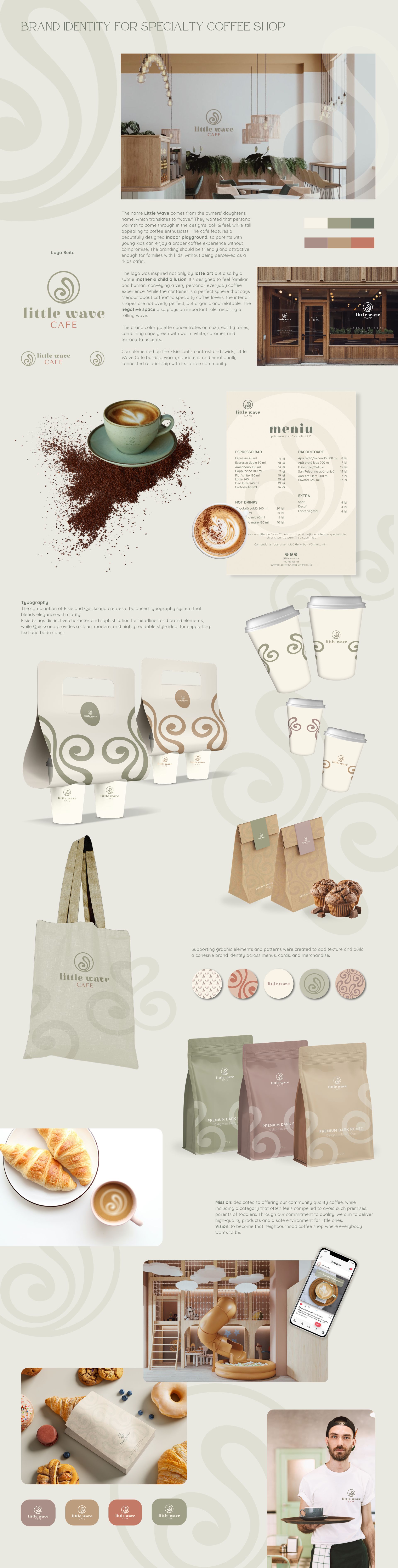 brand identity for specialty coffee shop