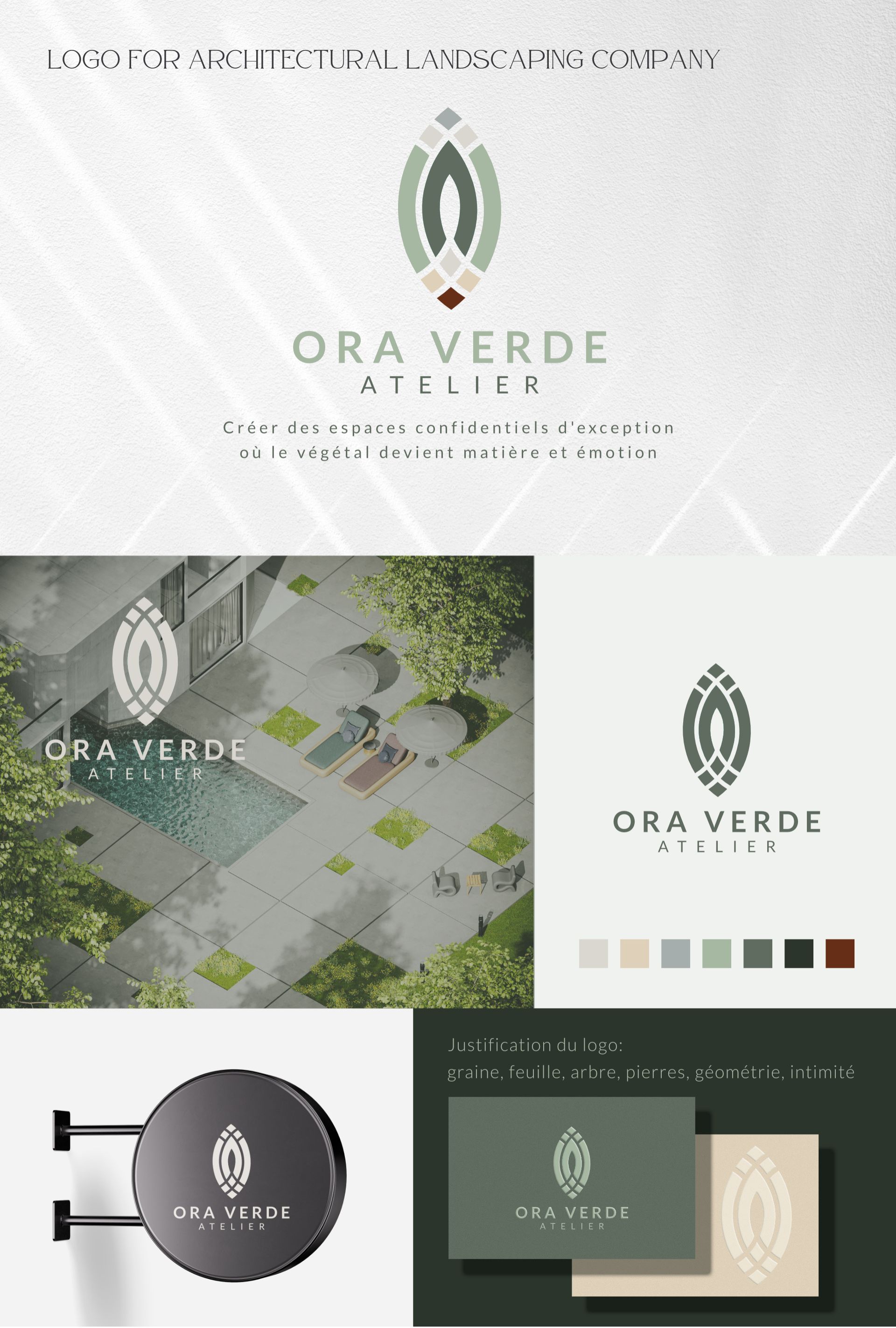 logo design for architecture landscaping company